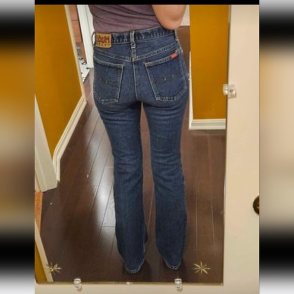 90s Y2k Womens Juniors mudd bootcut straight jean. 27 or 28 - Picture 3 of 11